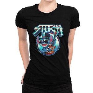 Stitch Rock and Roll T-shirt, Lilo and Stitch T-shirt bild 2