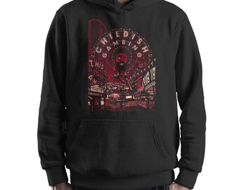 Moletom e blusa de moletom da turnê This Is America do Childish Gambino / Moletom com capuz do Donald Glover (mw-123)