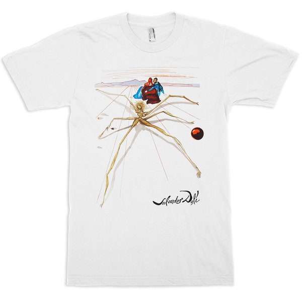 Salvador Dalí Den gudomliga komedin T-shirt, herr Dam Alla storlekar (mw-396)