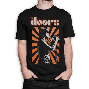 The Doors Vintage T-Shirt, Jim Morrison Tee, Men&#39;s Women&#39;s All Sizes (mw-115)