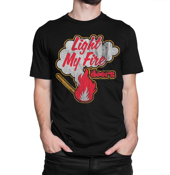 The Doors Light My Fire Vintage T-shirt, Men's Women's All Sizes