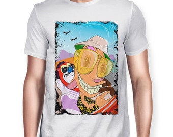 Ren and Stimpy x Fear and Loathing in Las Vegas T-Shirt (mw-108)