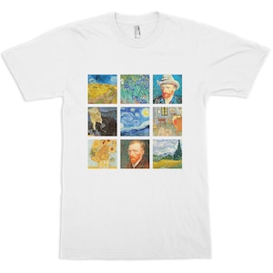 Vincent van Gogh Famous Paintings T-Shirt, Men&#39;s Women&#39;s All Sizes (mw-298)