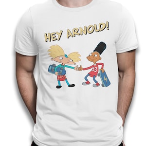 Camiseta Hey Arnold, 100% algodão, masculina e feminina, todos os tamanhos (mw-336)