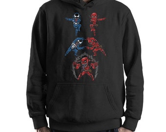 Deadpool and Venom Dance Hoodie and Sweatshirt / Unisex Sizes (mw-104)