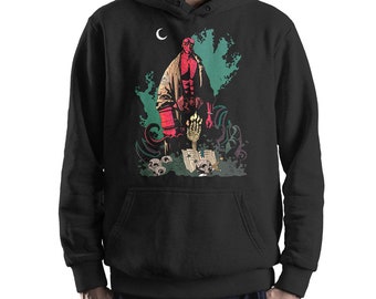 Hellboy Comics Sudadera con capucha y sudadera / Tallas unisex (mw-318)