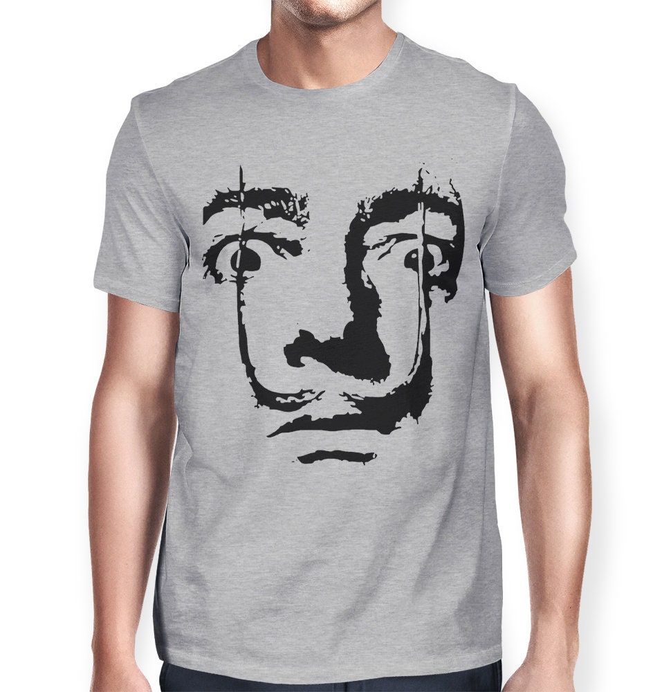 T-shirt Signature Salvador Dali - Tableau Réaliste Imprimé - Marque Tony Rubino - Neuf Avec étiquettes