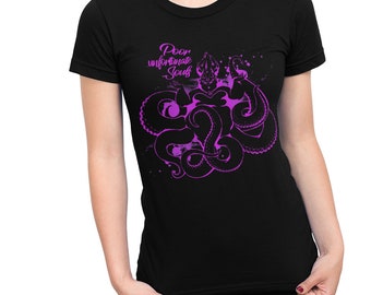 Camiseta da Úrsula, a Pequena Sereia, tamanhos únicos para homens e mulheres (mw-387)