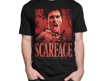 Scarface Tony Montana-T-shirt, Al Pacino-shirt, heren dames alle maten (mw-205)