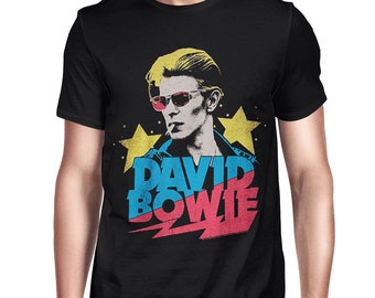 David Bowie Glass Spider tour t-shirt, rare vintage concert shirt