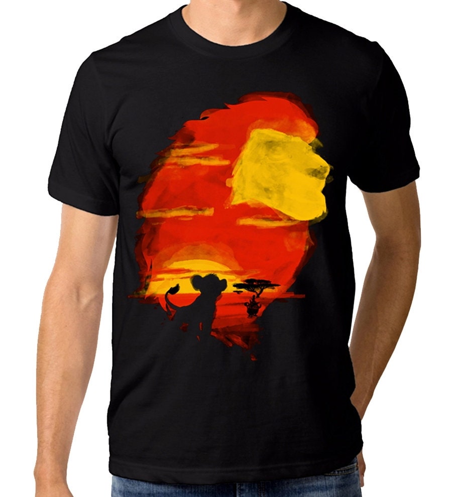 The Lion King Art T-shirt, 100% Cotton Shirt, Men's Women's All