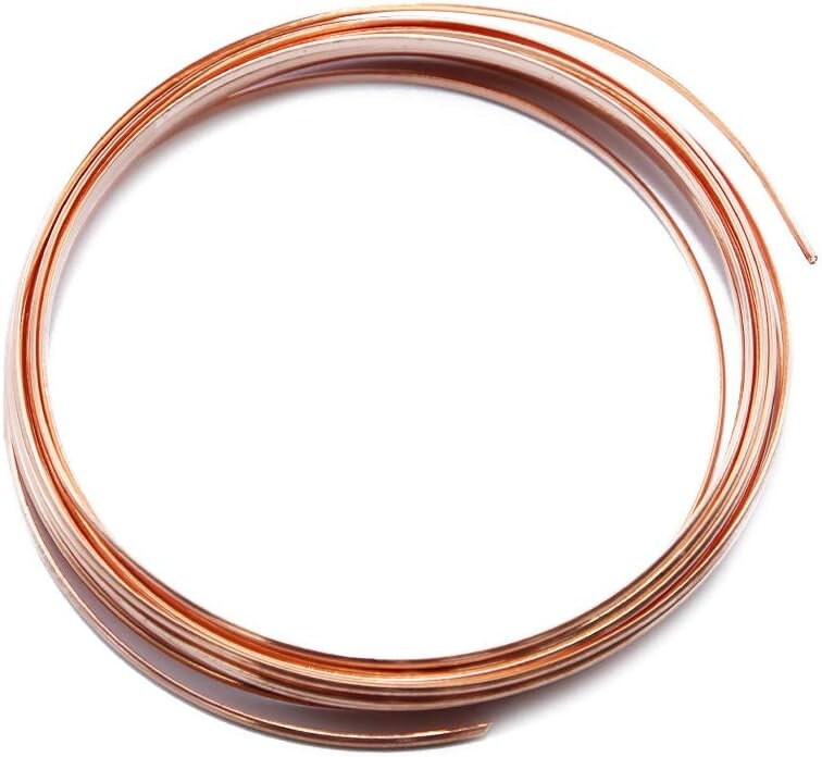 14 AWG 99.9% Pure Solid Copper Wire - 2 Pound Spool (Approx. 160 Feet), Soft Temper
