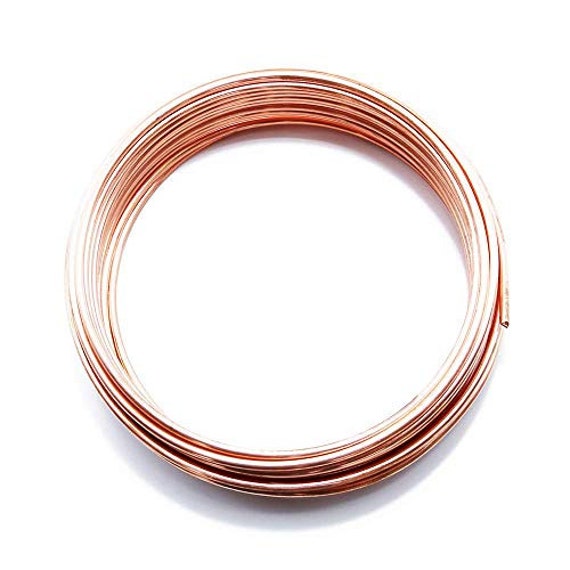 22 Gauge Copper Wire Dead Soft Coil Pure Round Copper Wire 25 FT
