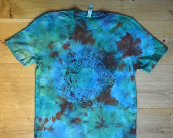 Tippy Mushroom Tie Dye T Shirt