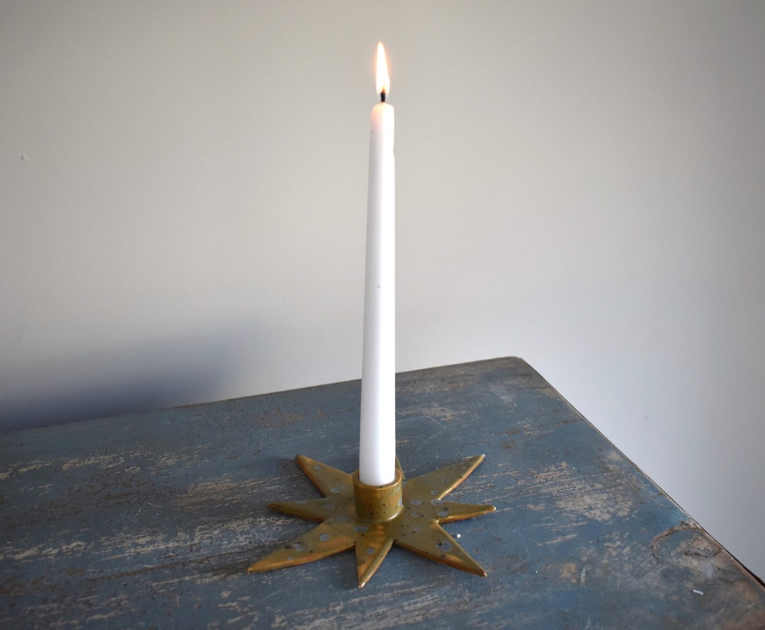 Ceramic Atomic Star Candlestick Holder Handmade Pottery Home Decor ...