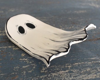 Doodle Sheet Ghost Spoon Rest