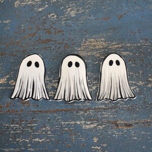 Doodle Sheet Ghost Ceramic Magnet image 3