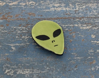 Ceramic Alien Magnet Groovy UFO Art Home Decor Modern Home Gifts Alien Aesthetic