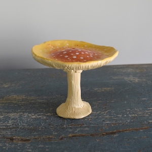 Amanita Mushroom Ceramic 20'' Incense Stick Burner