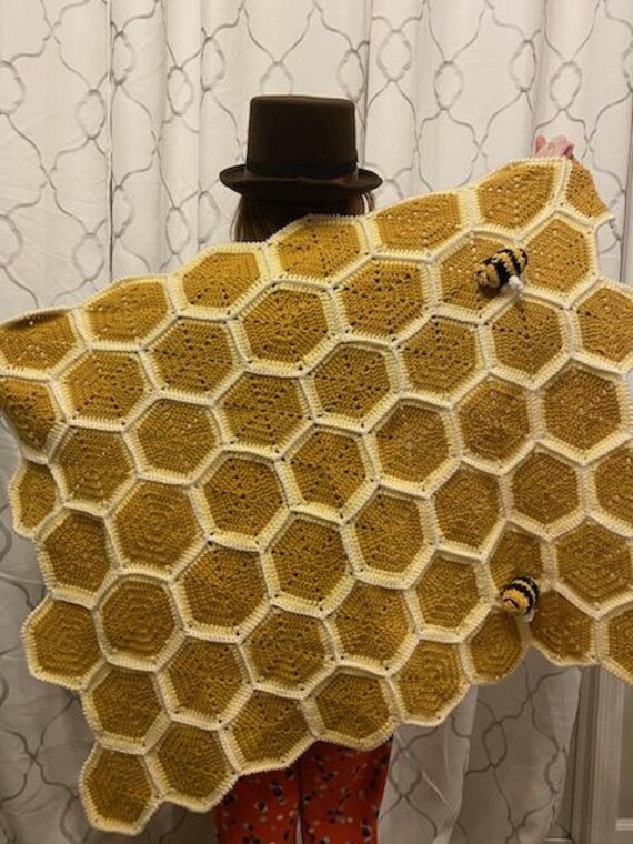 Queen Bee Baby Blanket Etsy