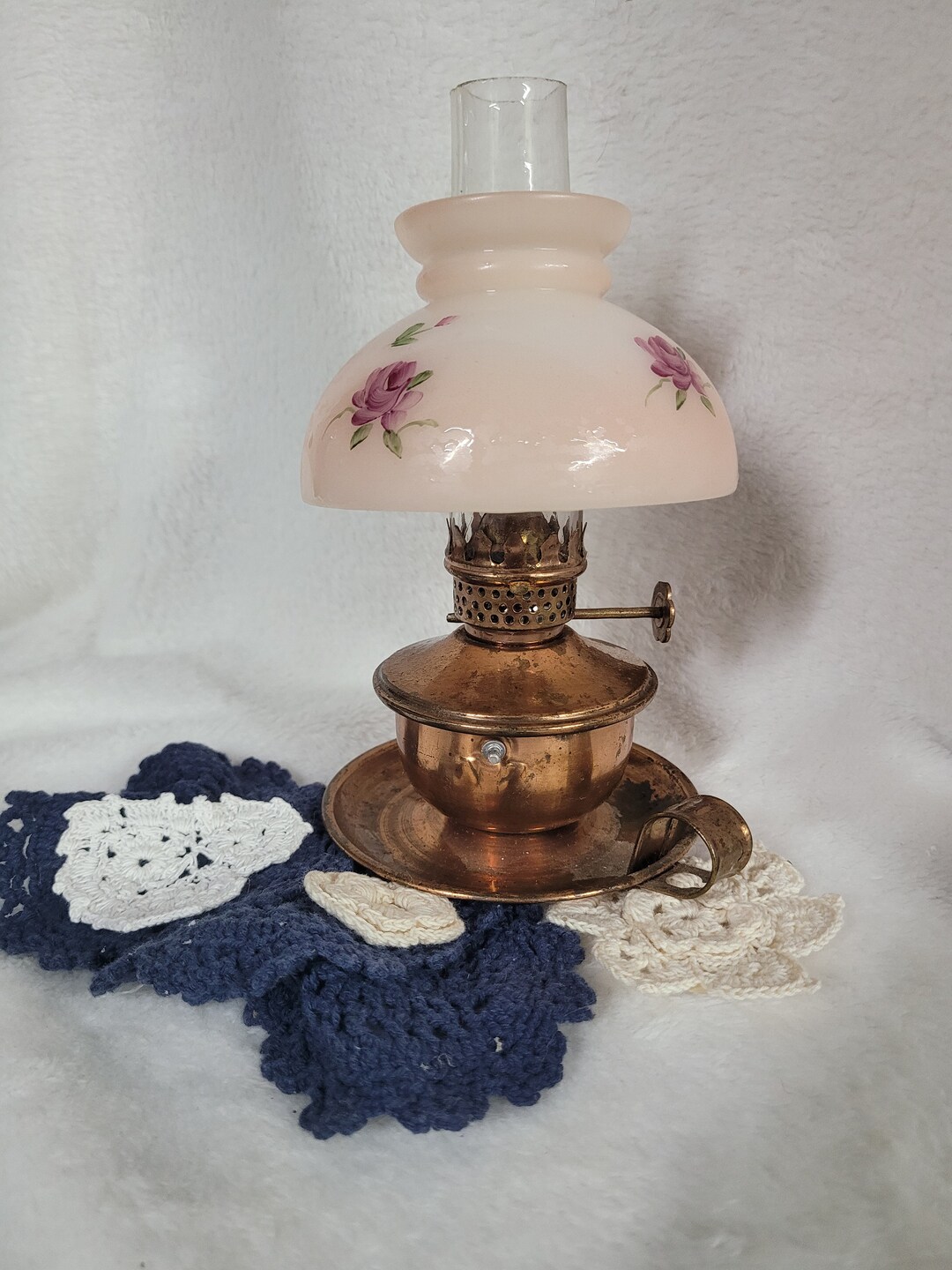 Mini Hurricane Lamp Vintage Etsy