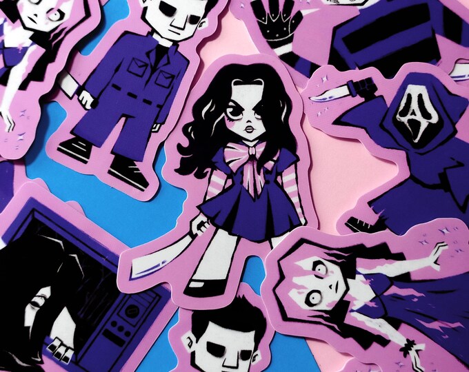 Kid Slasher Sticker Horror Movie Stickers | Dbd Killer | Slasher | Ghoshty | Michael Myers ...