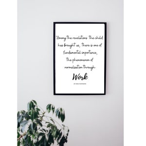 Classroom Poster, Montessori Quotes Wall Art, Printable Educational ...