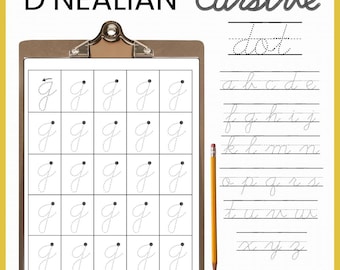 CURSIVE DOT Handwriting Letter Formation Lower Case