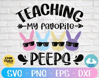 Download Teacher Squad Easter Svg Teaching My Favorite Peeps Svg 1st Grade Squad Svg Easter Bunny Svg Art Collectibles Prints Delage Com Br