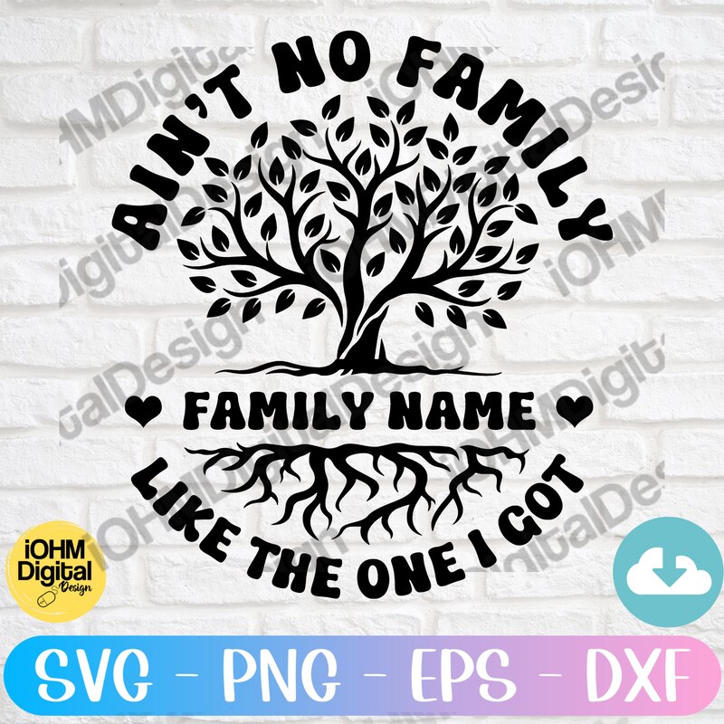 Aint No Family Like the One I Got Svg - Etsy