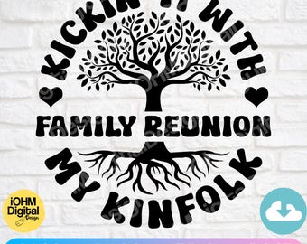 Family Reunion SVG: Kinfolk Matching Shirt Design (Digital Download