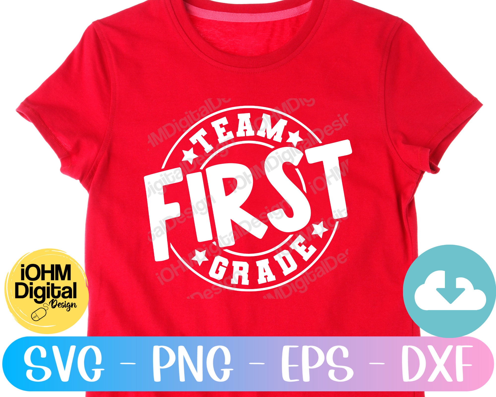 Team First Grade Svg Png Eps Dxf Cut File Back To School Svg Etsy