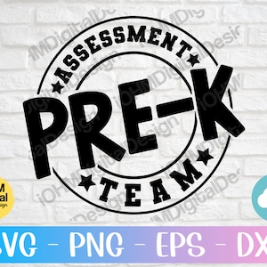Ocena zespołu Pre-K Svg Png Eps Dxf Wytnij plik | Szkoła Svg | PreK Svg | Koszulka nauczyciela Svg | Pre-K Svg | Przedszkole Svg | Drużyna Pre-K Svg