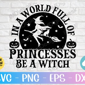 Seja uma bruxa SVG: arquivo de corte de Halloween (download digital)
