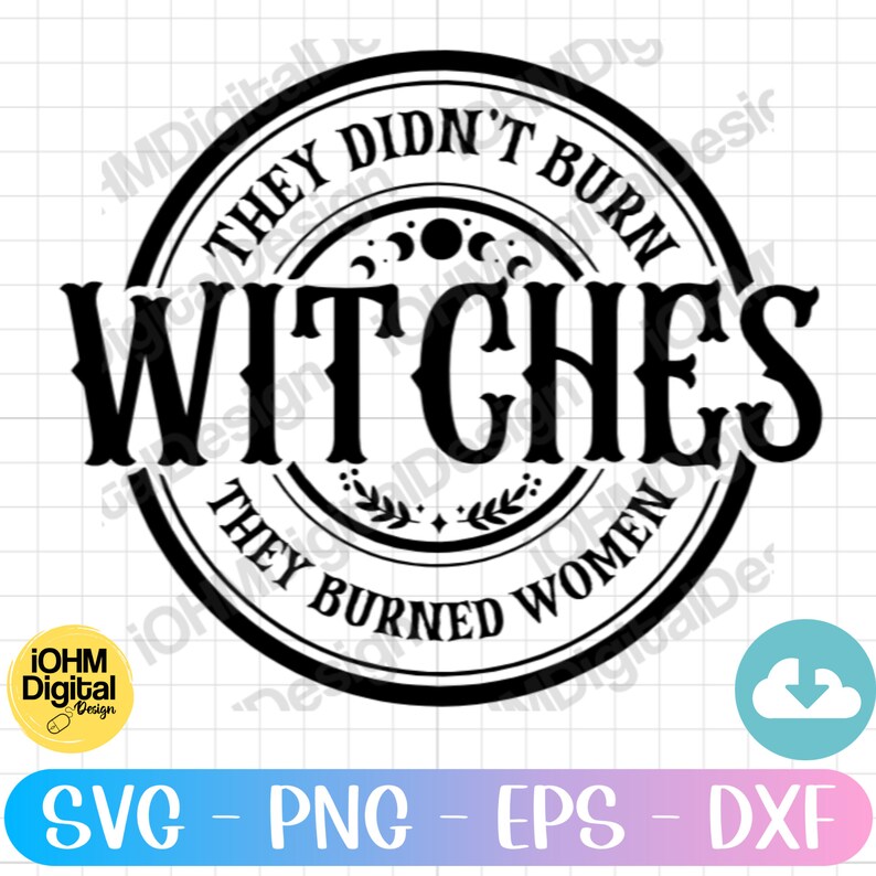 Grindstore Women's Daughter of A Witch You Couldn't Burn Premium Black T-Shirt Grindstore Women's Daughter of A Witch You Couldn't Burn Premium Black T-Shirt