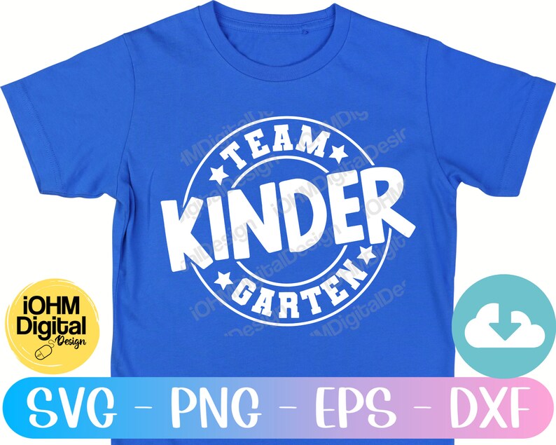 Team Kindergarten Svg Png Eps Dxf Cut File Kindergaten Squad - Etsy