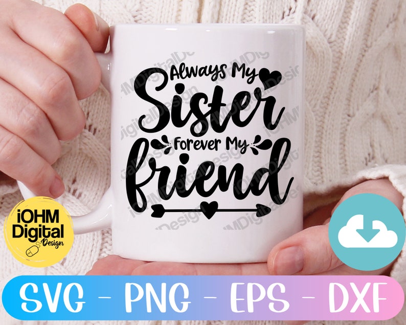 Joma Jewellery Bracciale Argento "A Little Always My Sister Forever My Friend" - Elasticizzato 17,5 Cm, Regalo Per Sorella