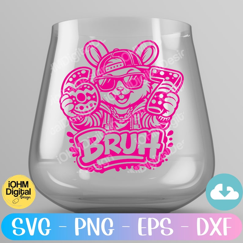 Six Seven Bruh Easter Bunny SVG | Funny Easter Bunny SVG | 67 Bruh ...