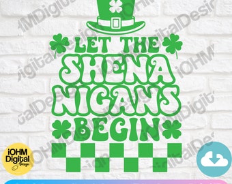 St. Patrick's Day Shenanigans SVG: Lucky Charm Cut-bestand (digitale download)