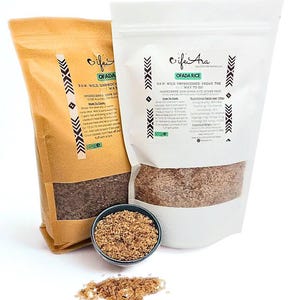 Organic Ofada Rice (African Brown / Wild Rice) - Stone Free