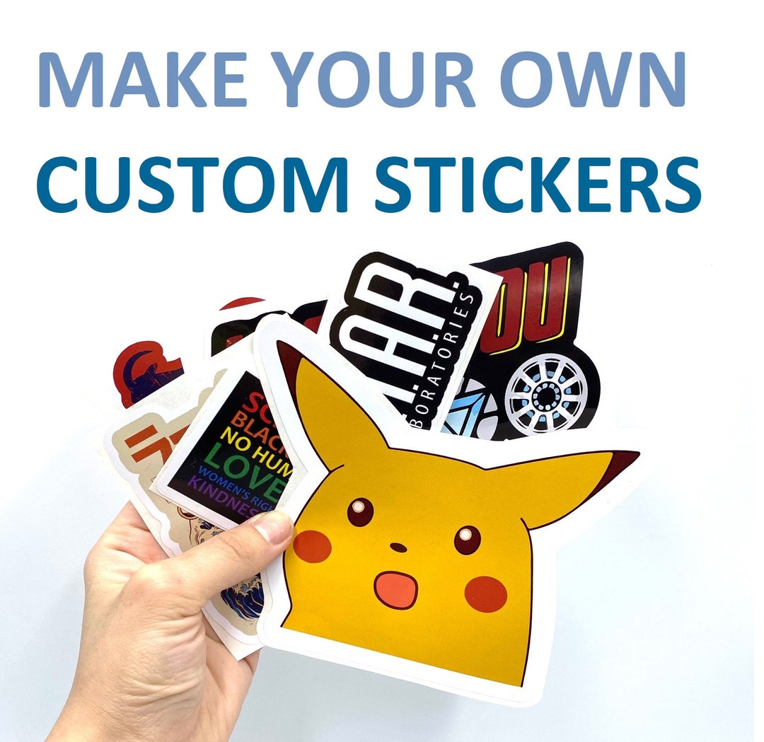 Make and Create Your Own Custom Stickers for Your Logo Brand Etsy