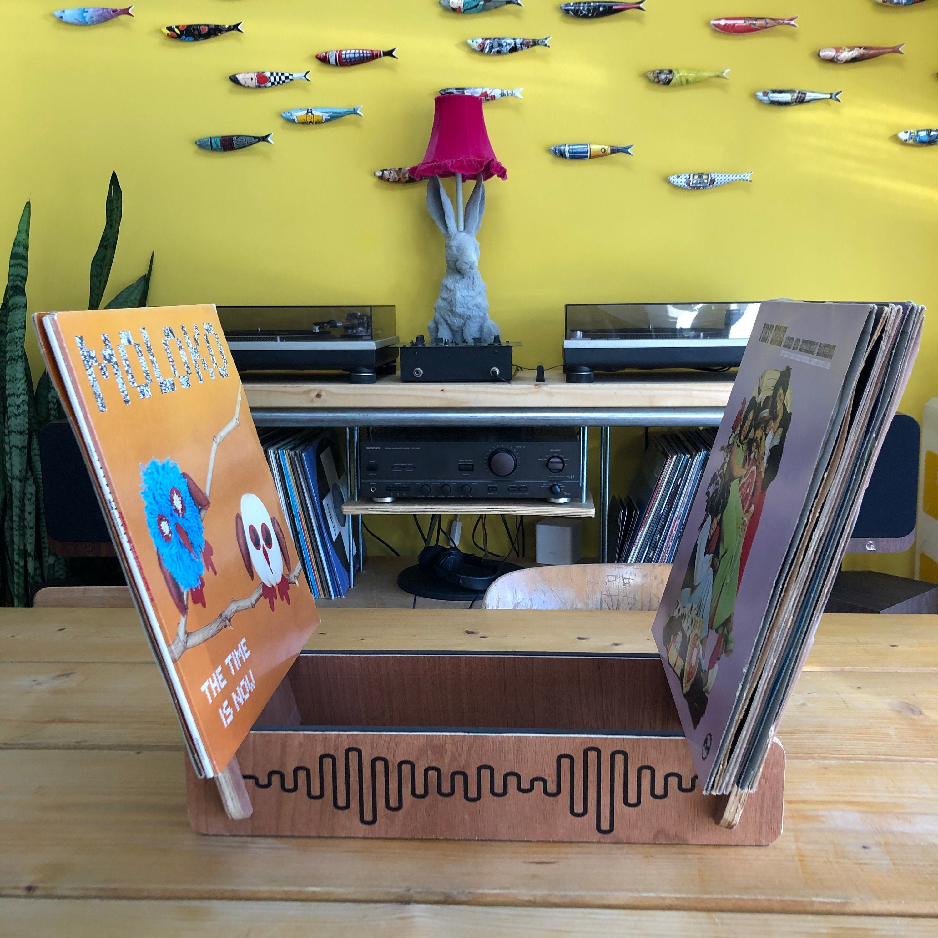 Vinyl Record Rack Record Display Browsing or Storage Etsy