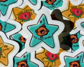 Pegatina de Victoria Real