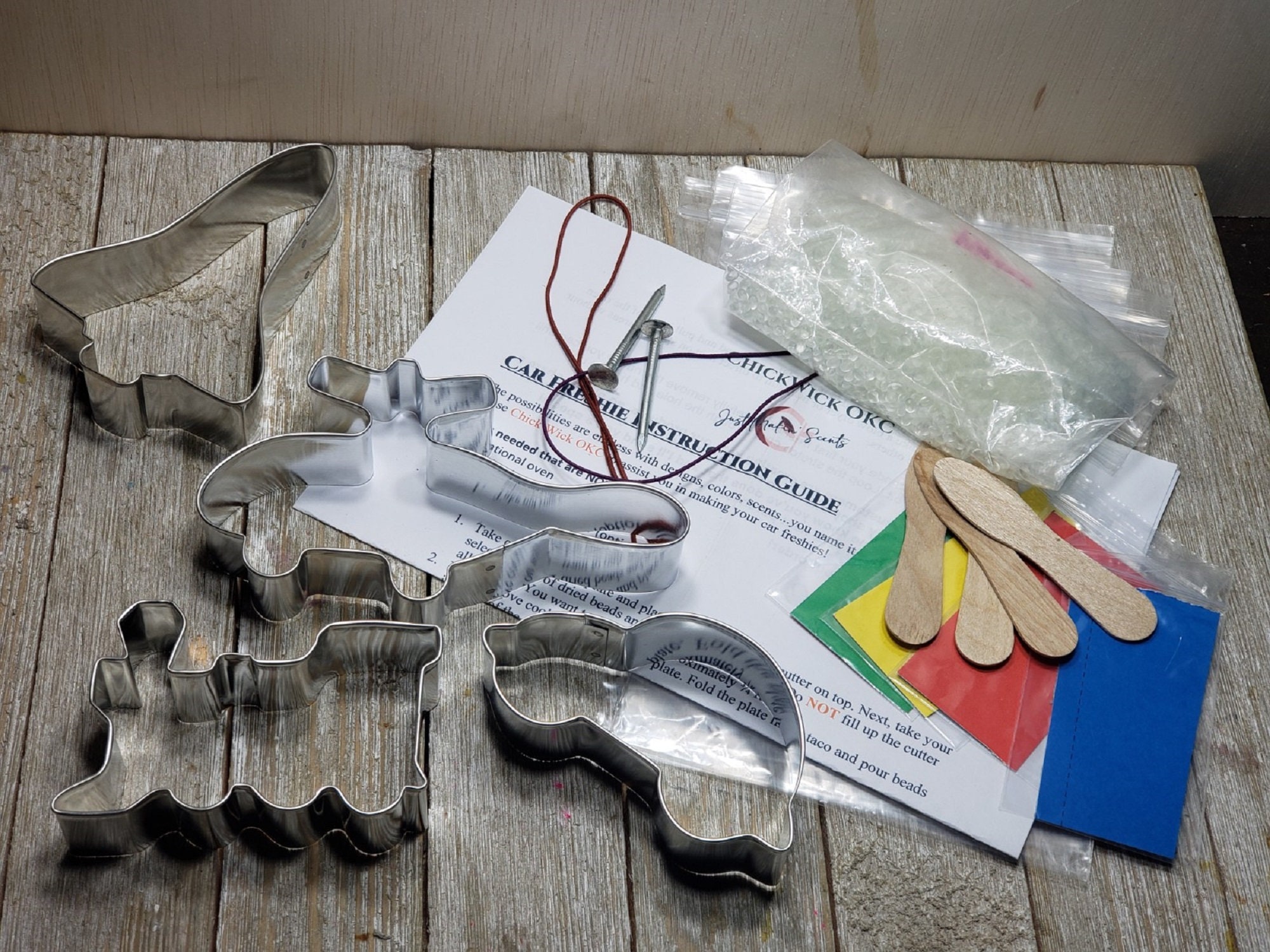 DIY Car Freshie Kit Transportation Freshie Kit Car Candle Etsy