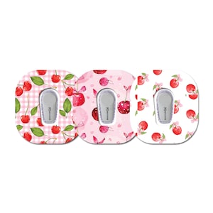 Cherry Coquette Collection of 3 Dexcom G6 CGM