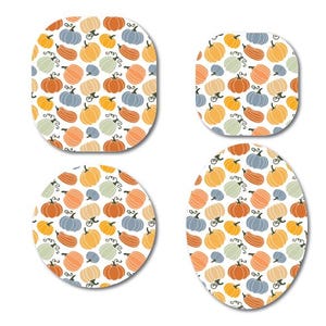 Fall Pumpkins Continuous Glucose Monitor (CGM) Decorative Over Patch (No Hole)
