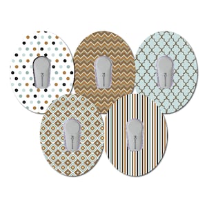Masculine Collection Dexcom G6 Set of 5 Patch Overlay for CGM monitor