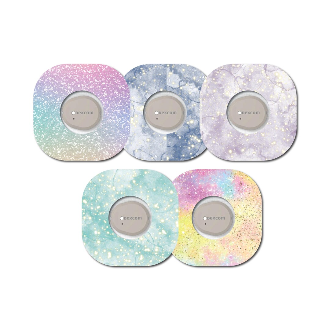 Pastel Collection Dexcom G7 CGM Patches Set of 5 - Etsy