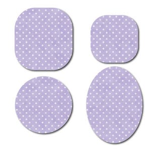 Polka Dot Periwinkle Continuous Glucose Monitor (CGM) Decorative Over Patch (No Hole)