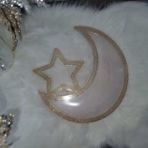 Ramadan, Eid tray or gift personalized crescent tray